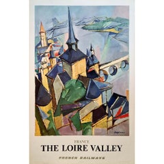 1972 Reiseplakat des französischen Künstlers Despierre für die SNCF und das Loire-Tal