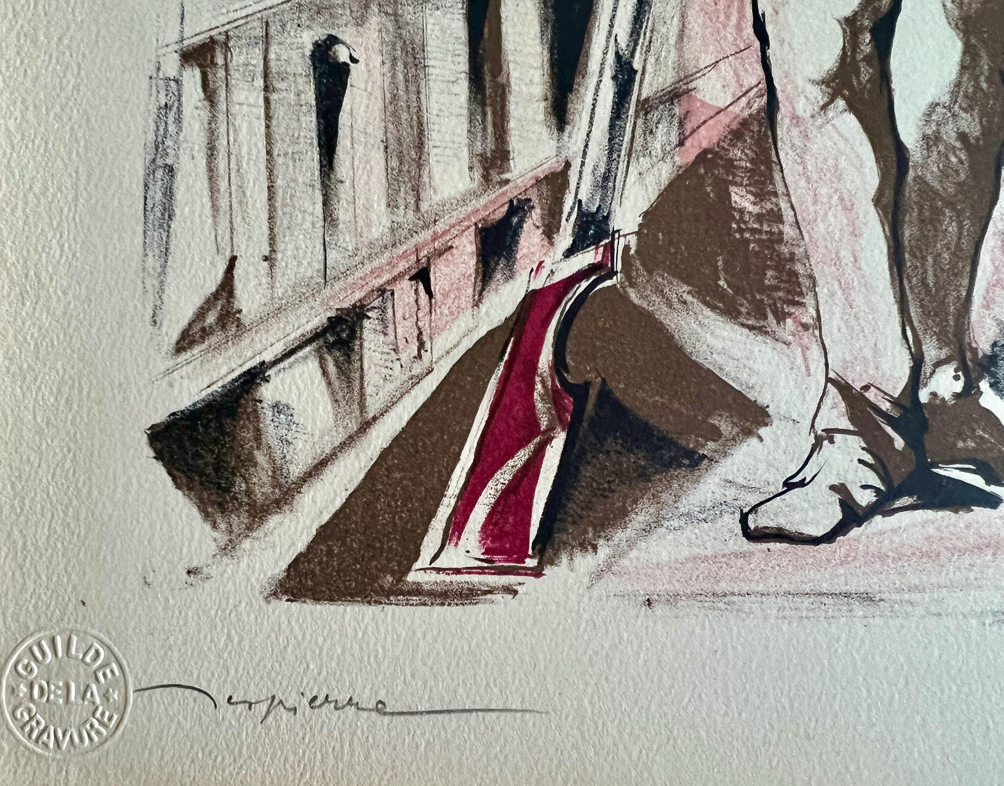 The Hunters - Print by Jacques Despierre