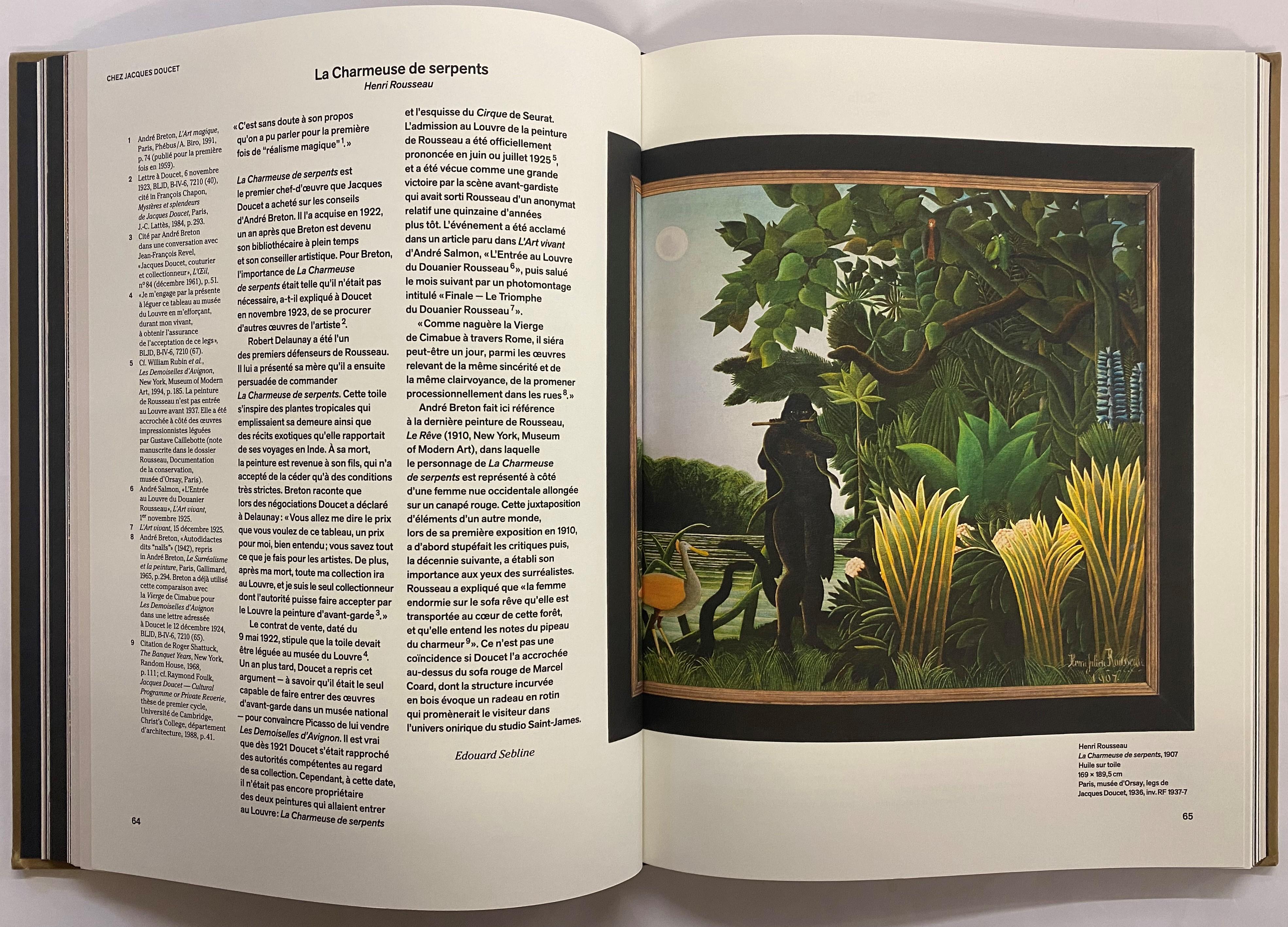 Jacques Doucet-Yves Saint Laurent: Vivre Pour L'Art (Book) For Sale 1