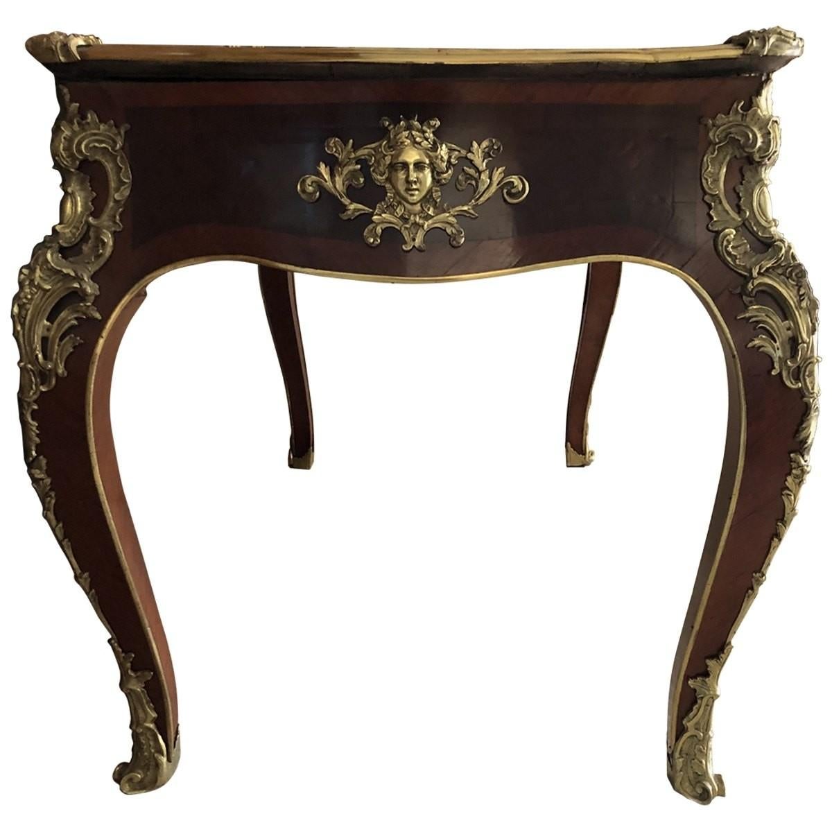 Other Jacques Dubois Mounted and Inlaid Bureau Plat, circa 1900