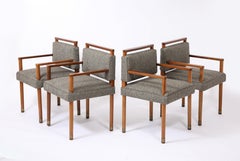 Jacques Dumont Game Chairs, France, 1960's