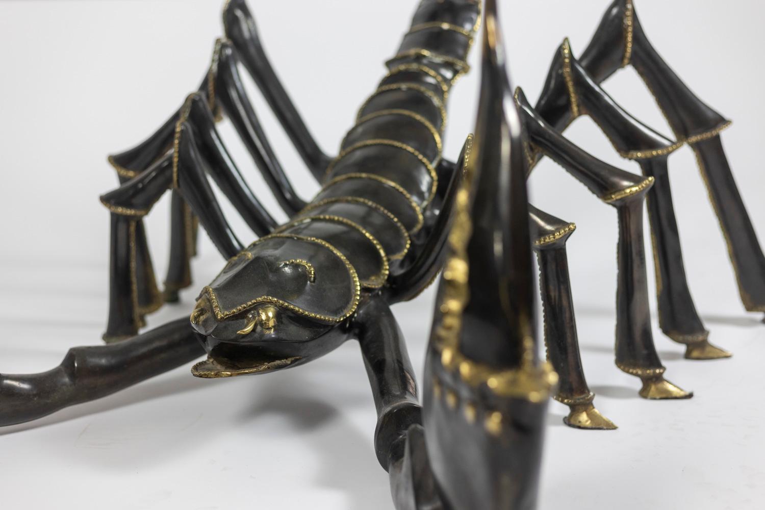 Bronze Jacques Duval-Brasseur, Coffee Table, 1970s