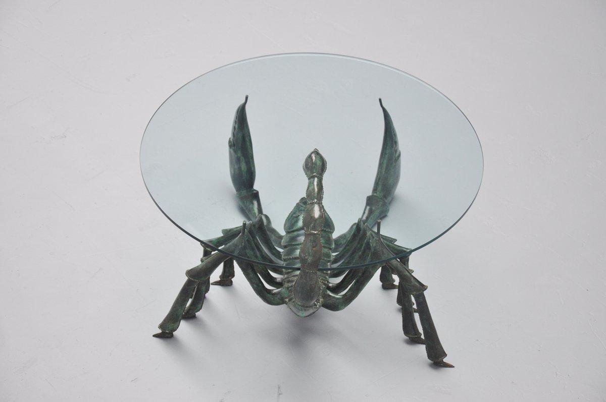 French Jacques Duval-Brasseur Scorpion Coffee Table, France, 1970