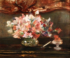 Bouquet - Post Impressionist Still Life Oil Painting by Jacques-Emile Blanche