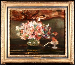Bouquet - Post Impressionist Still Life Oil Painting by Jacques-Emile Blanche