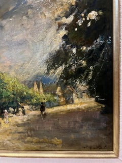 Rue de village en Angleterre