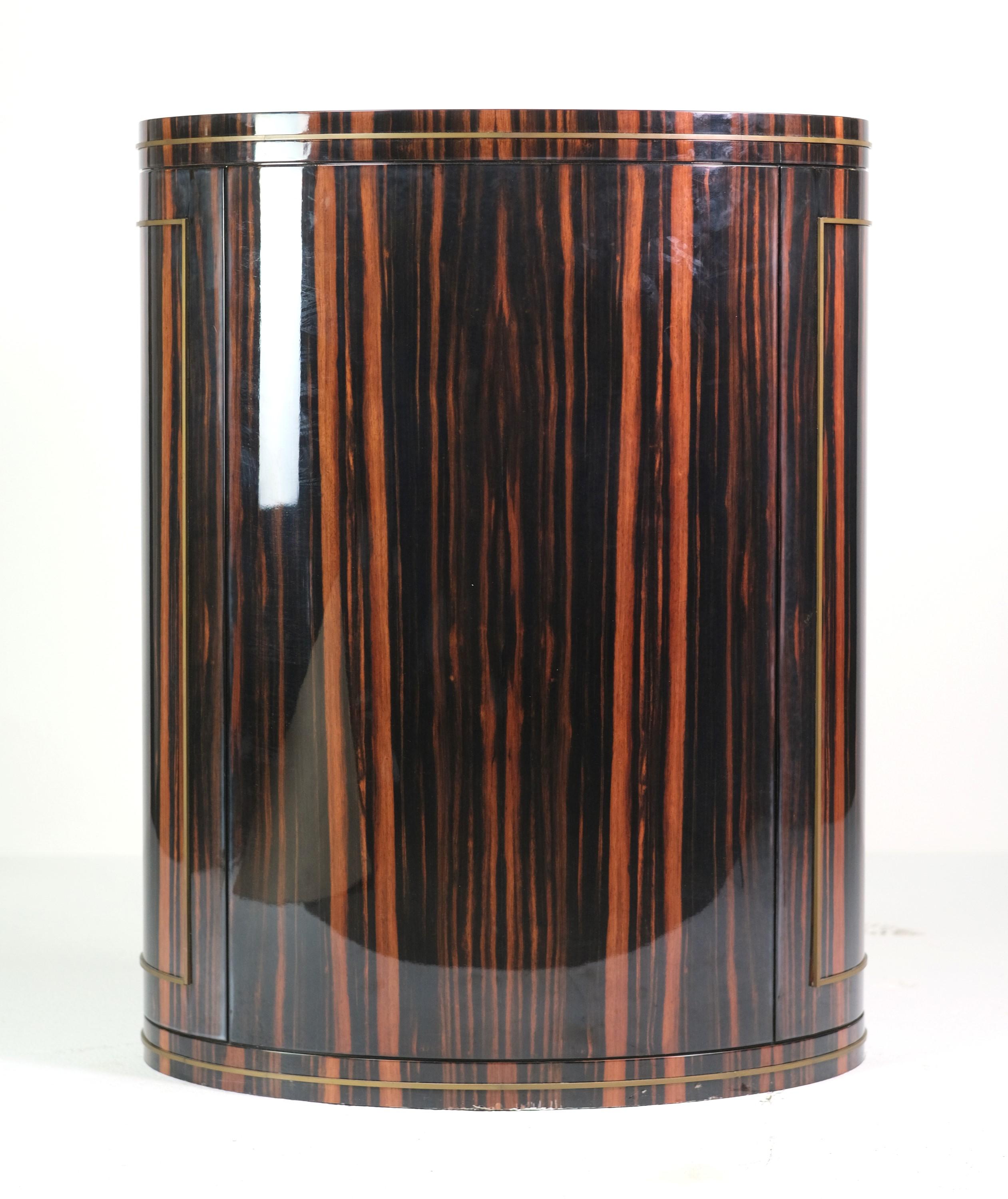 French Art Deco Rosewood Cabinet Jacques Émile Ruhlmann Style  For Sale 8
