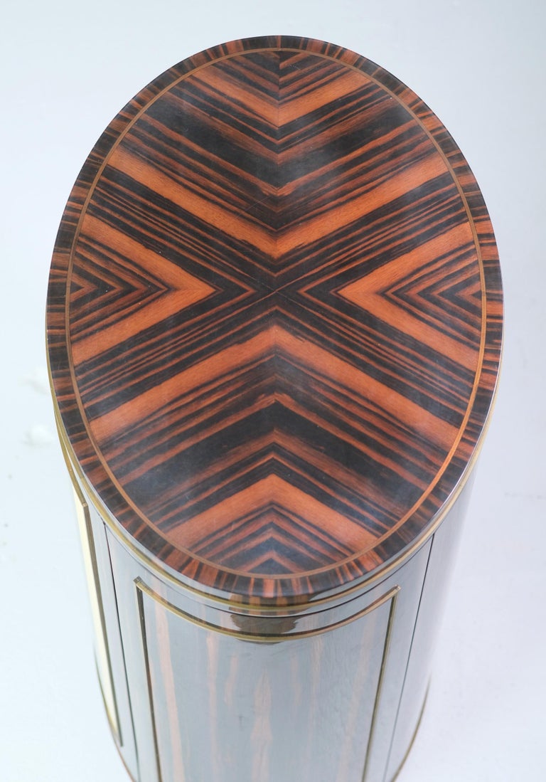 Helene Ruhlmann Jacques Émile Ruhlmann French Art Deco Rosewood Cabinet For Sale at 1stDibs