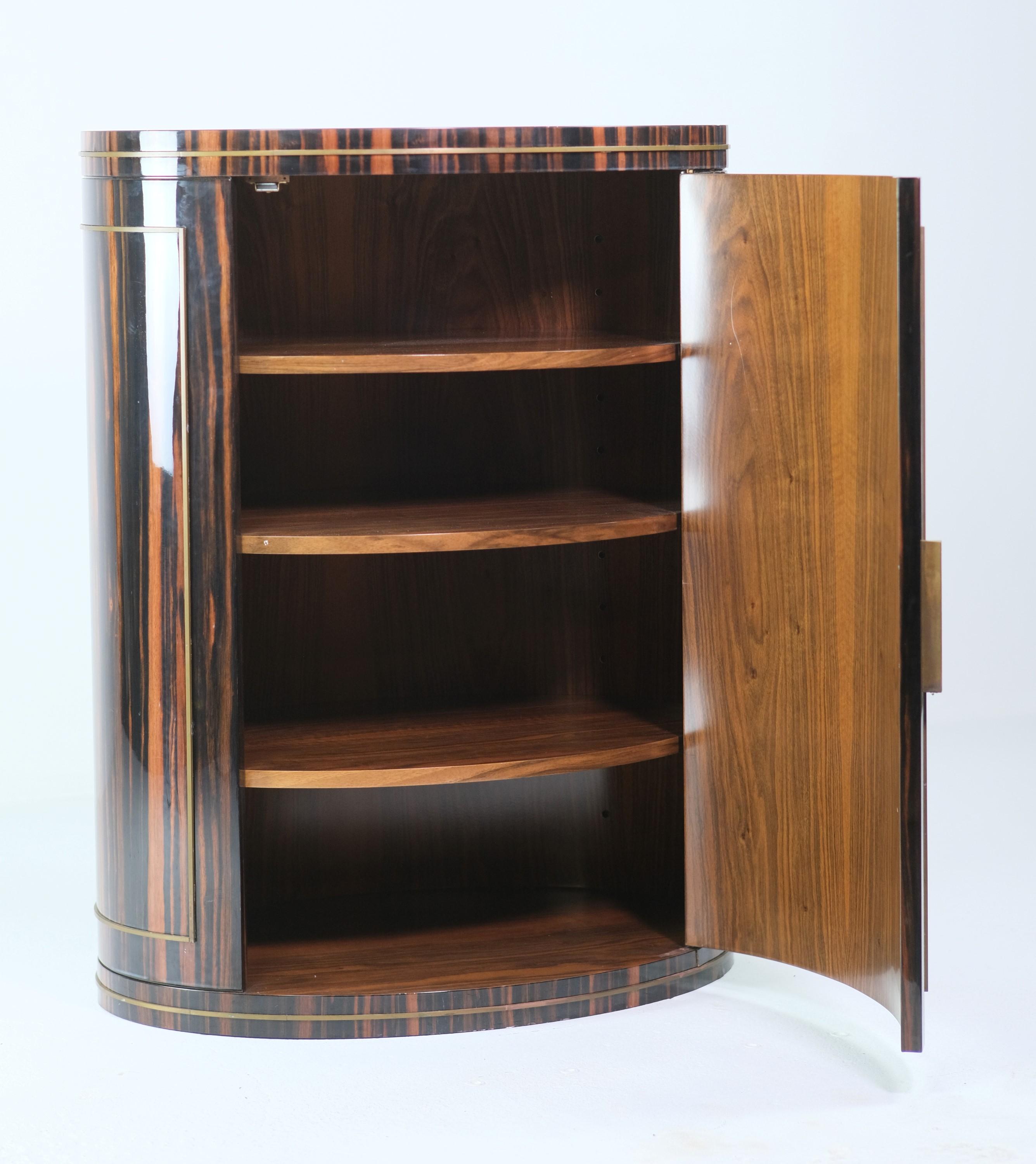 French Art Deco Rosewood Cabinet Jacques Émile Ruhlmann Style  For Sale 2