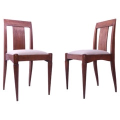 Jacques-Émile Ruhlmann Pair of Early 20th Century Chairs for Cité Universitaire
