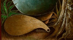 Jacques Gourgue Haitian Painter Surreal Landscape - The Conch