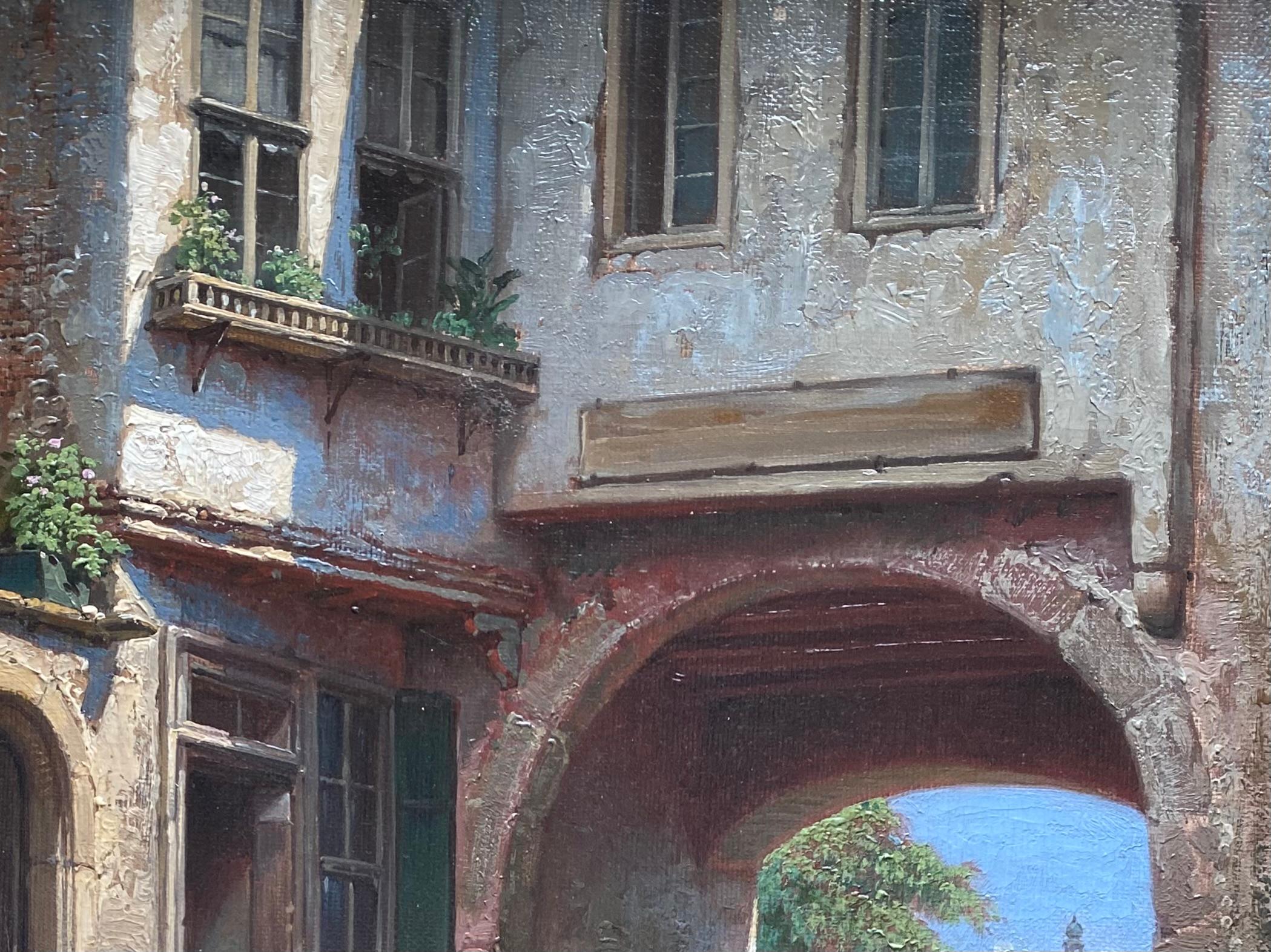 Vista de la Puerta Principal de Wertheim, 1883