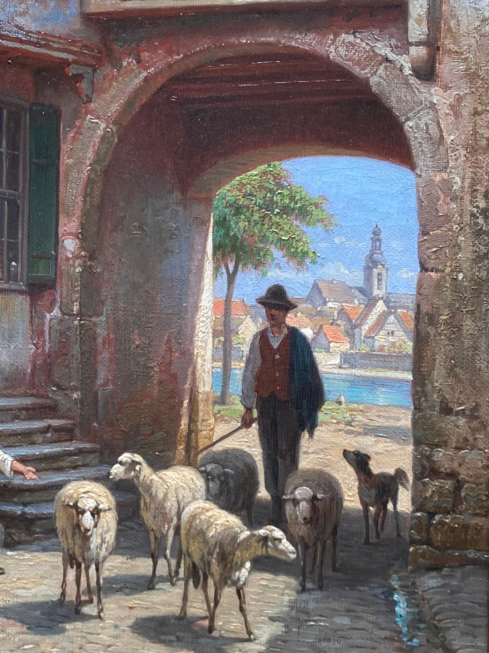 Vista de la Puerta Principal de Wertheim, 1883