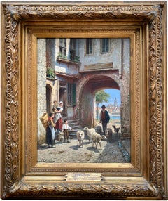 Vista de la Puerta Principal de Wertheim, 1883" de Jacques Carabain ( 1834 - 1933 )