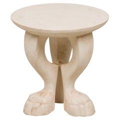 Jacques Garcia für Baker Furniture Company Französischer Le Lion Stein-Beistelltisch / Beistelltisch