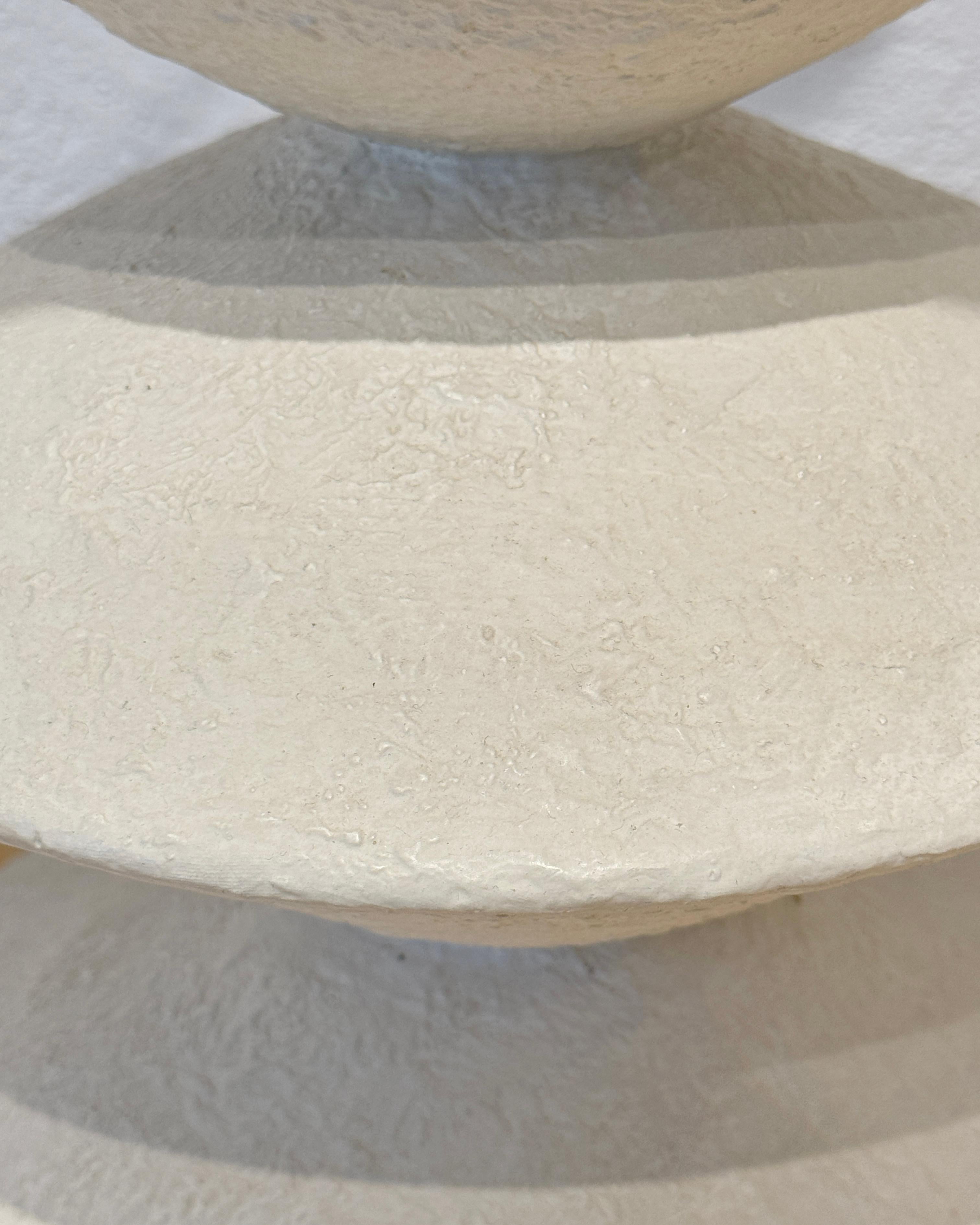 Plaster Jacques Grange for Yves Saint Laurent Table Lamp For Sale