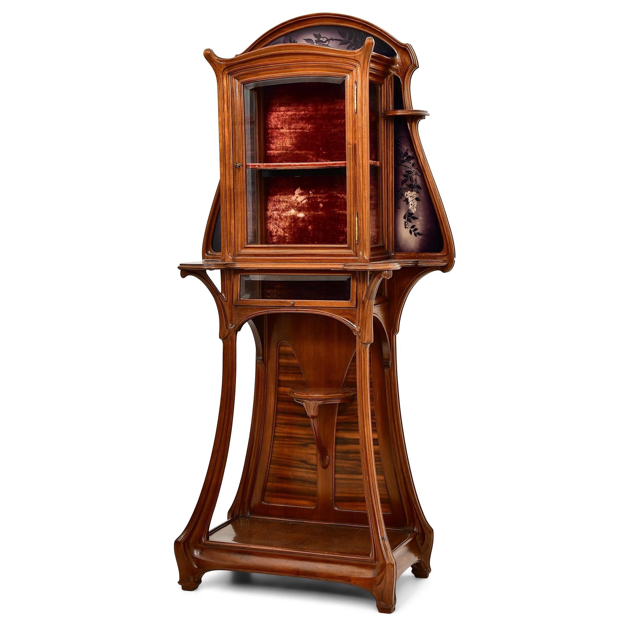 Vitrina Jacques Grüber Art Nouveau en venta