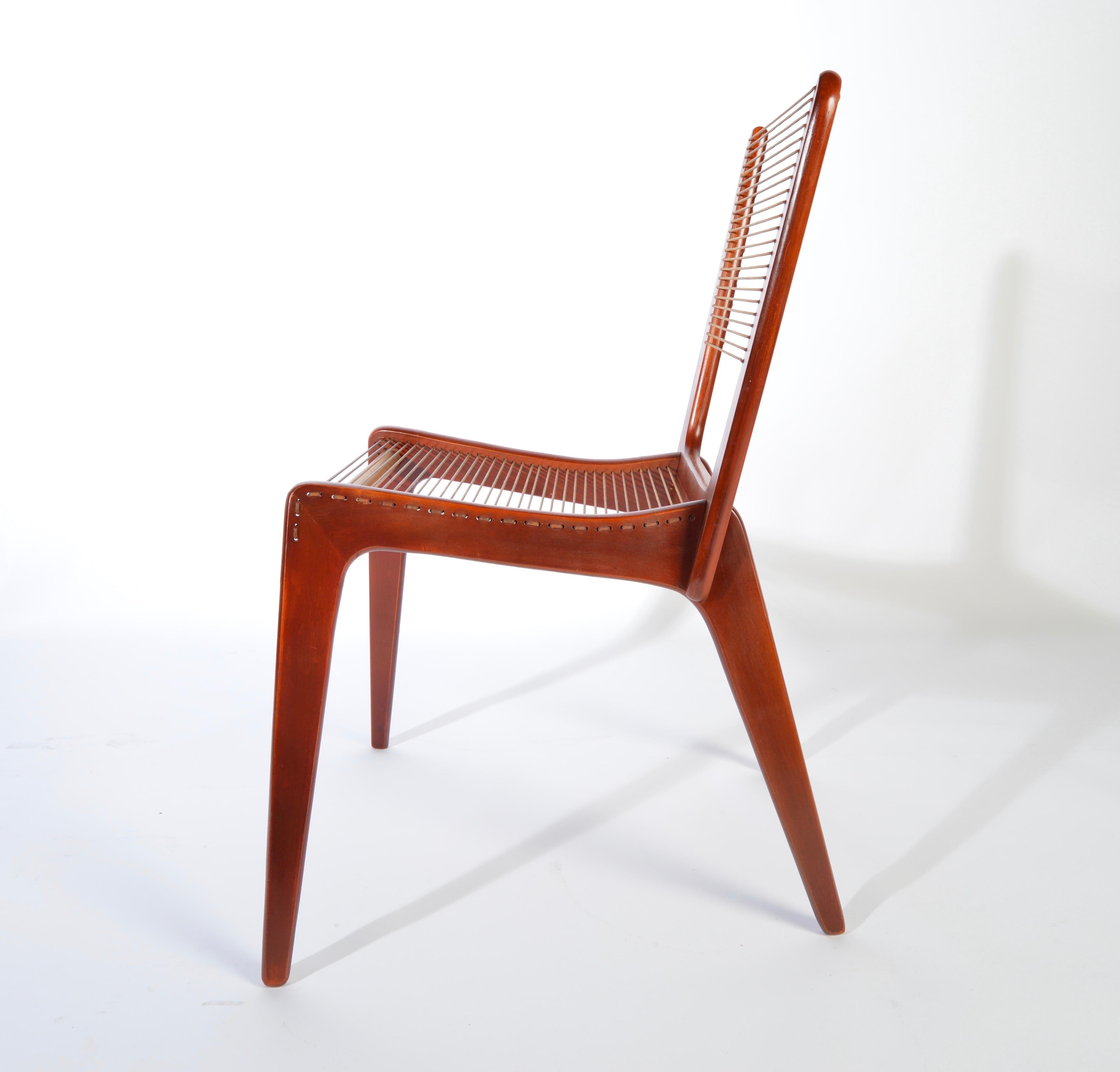 Post-Modern Jacques Guillon Cord Chair