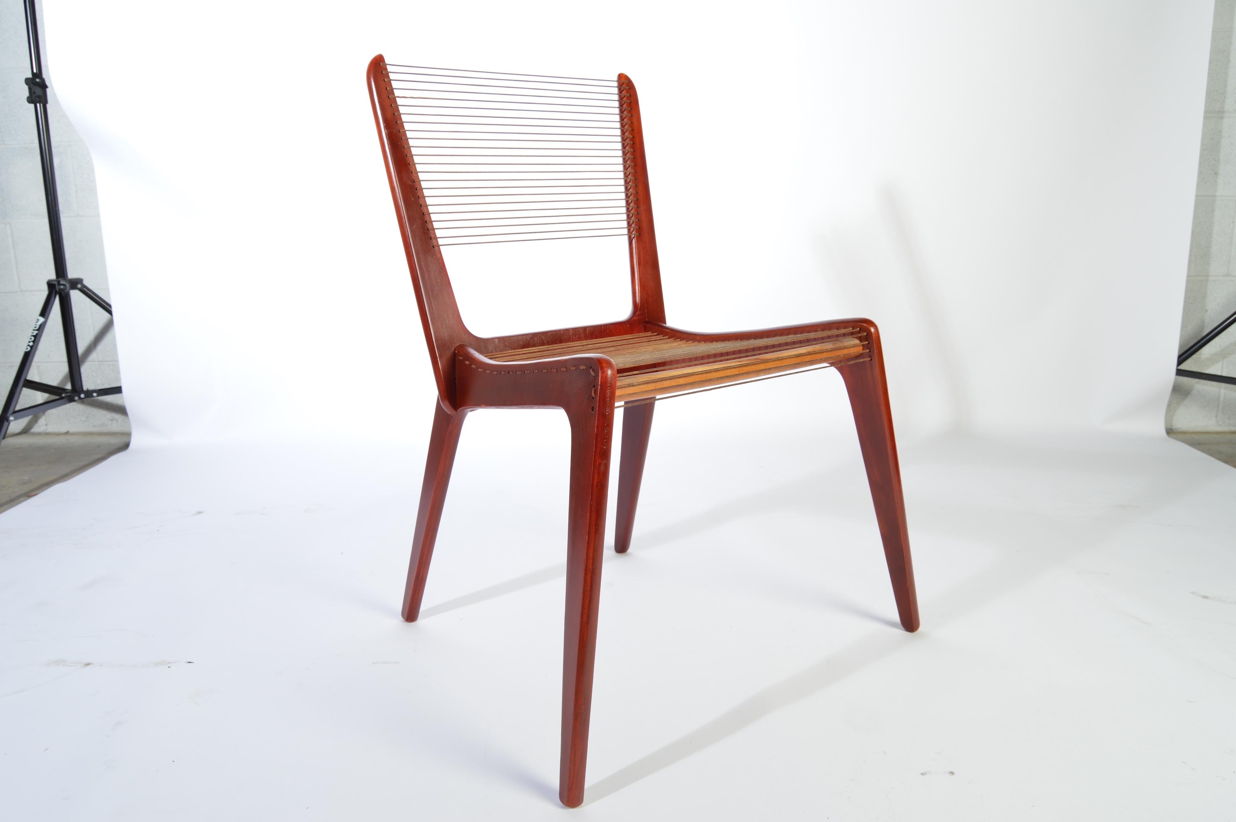 Jacques Guillon Cord Chair 1