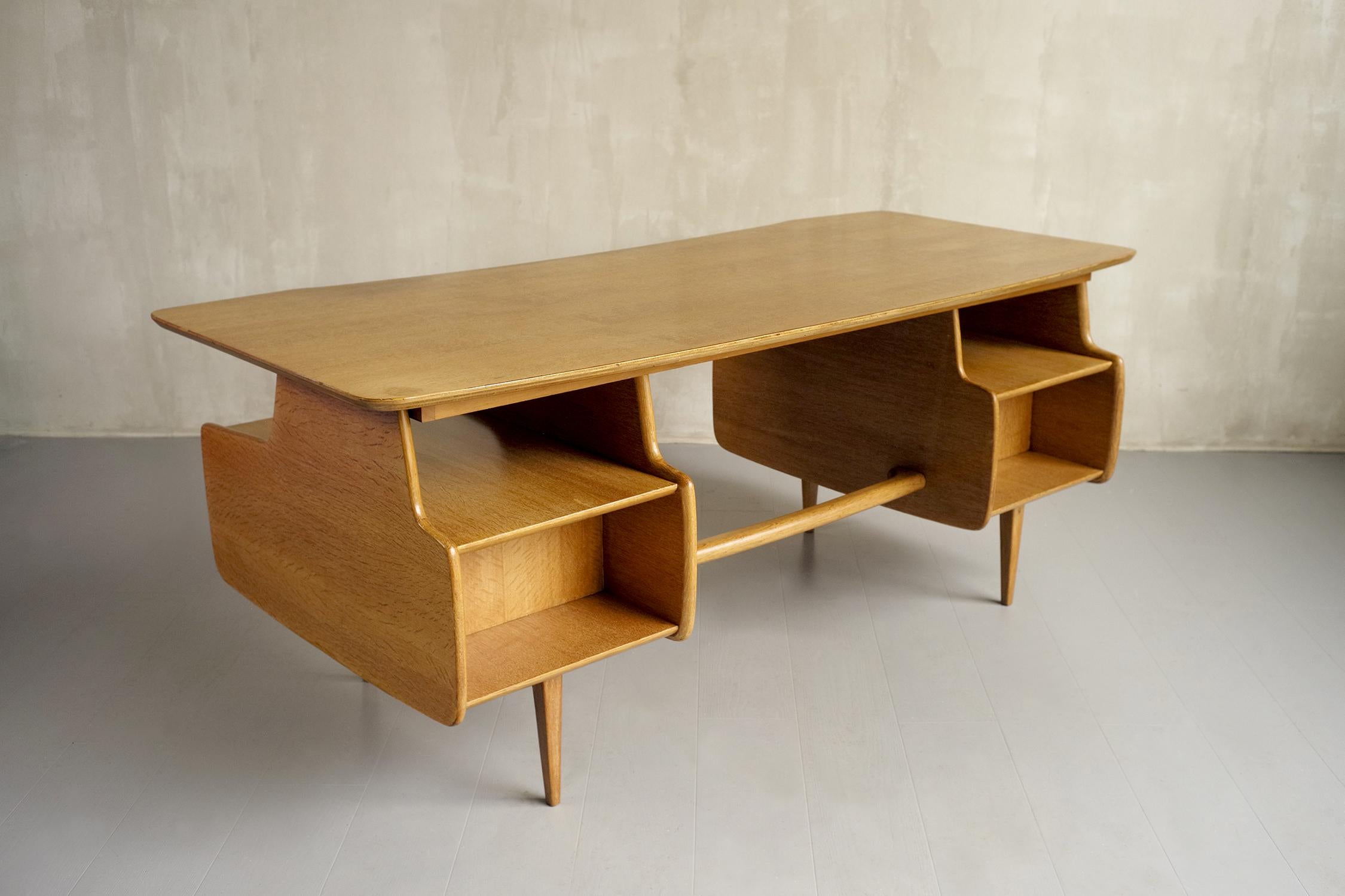 Jacques Hauville, Executive Desk for Bema France 1950 For Sale 4