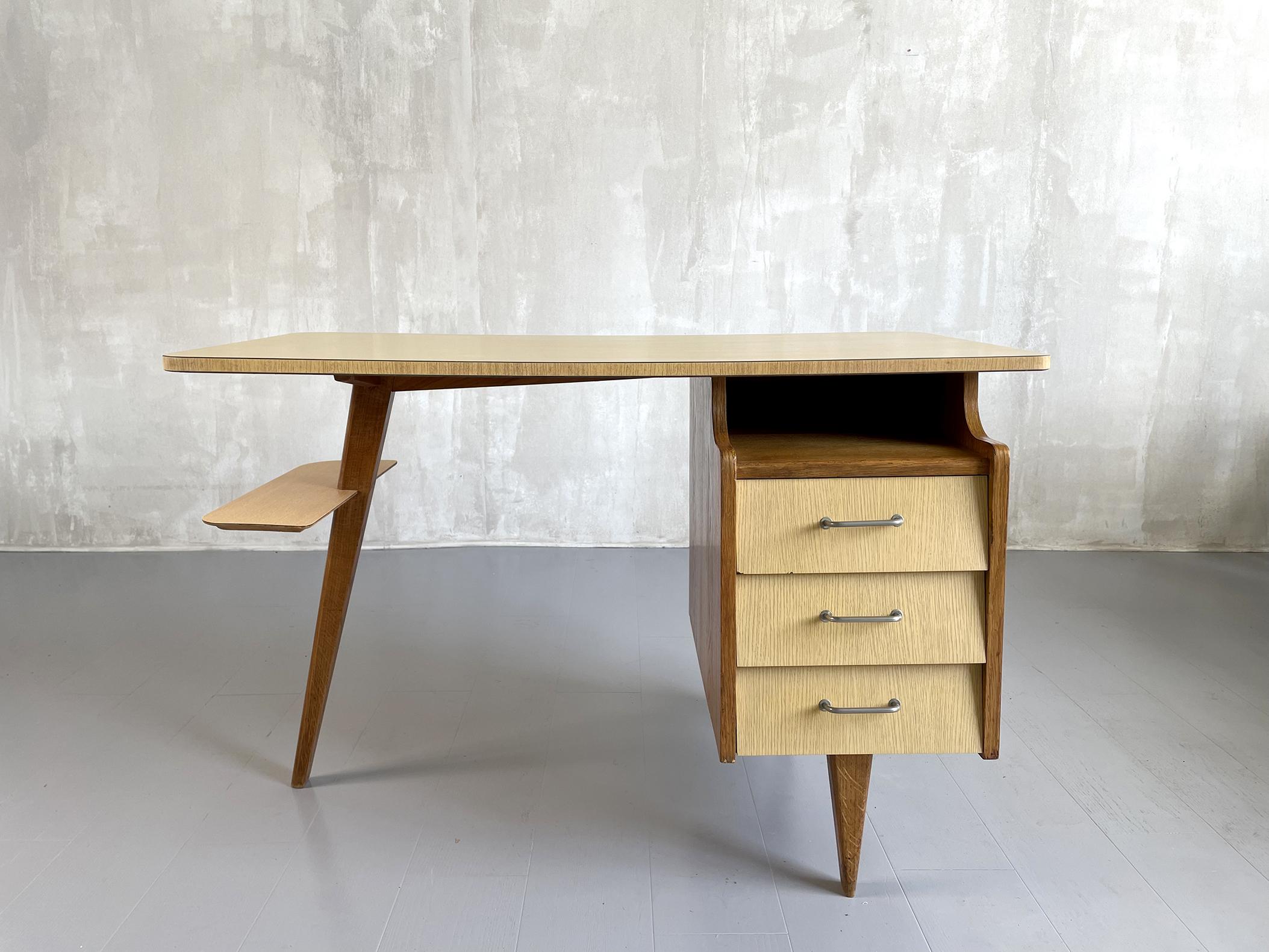 Formica Jacques Hauville, Tripod Desk 1950