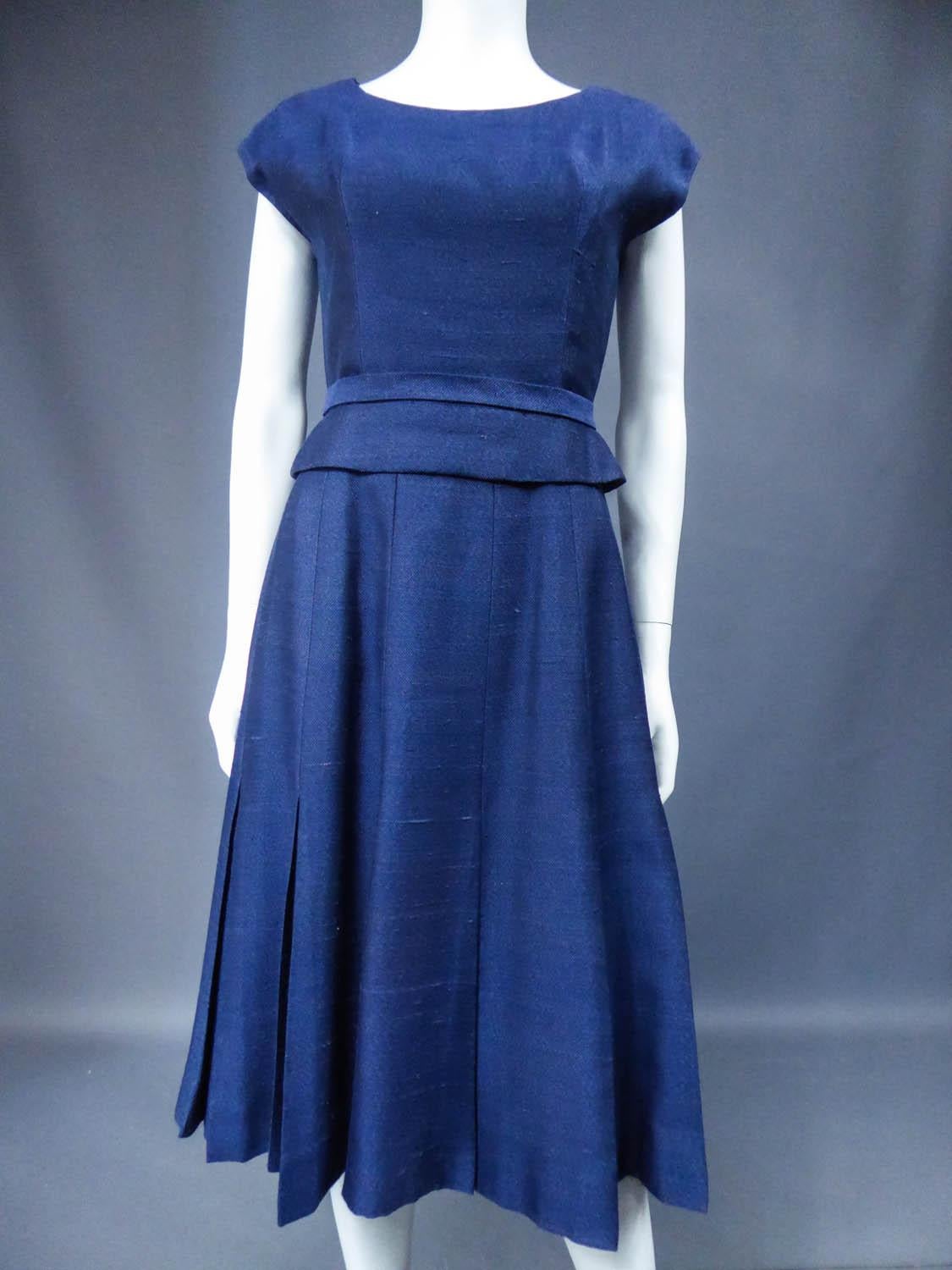 Jacques Heim Couture Dress and Jacket Set Circa 1956 4