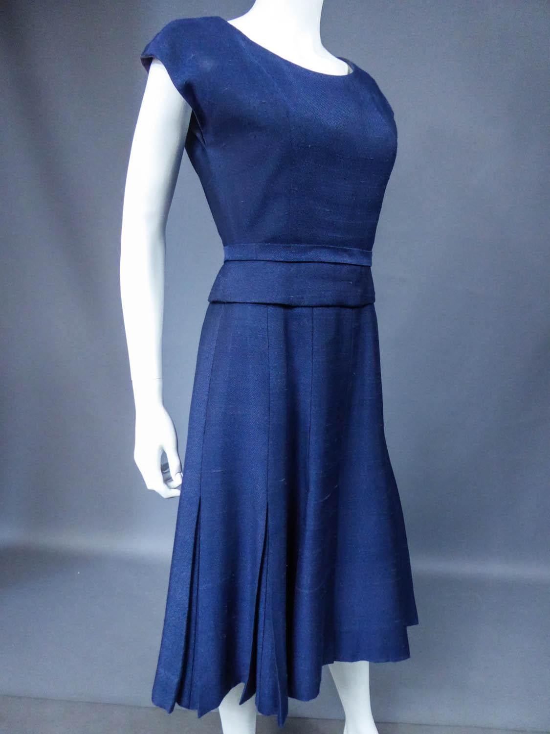 Jacques Heim Couture Dress and Jacket Set Circa 1956 7