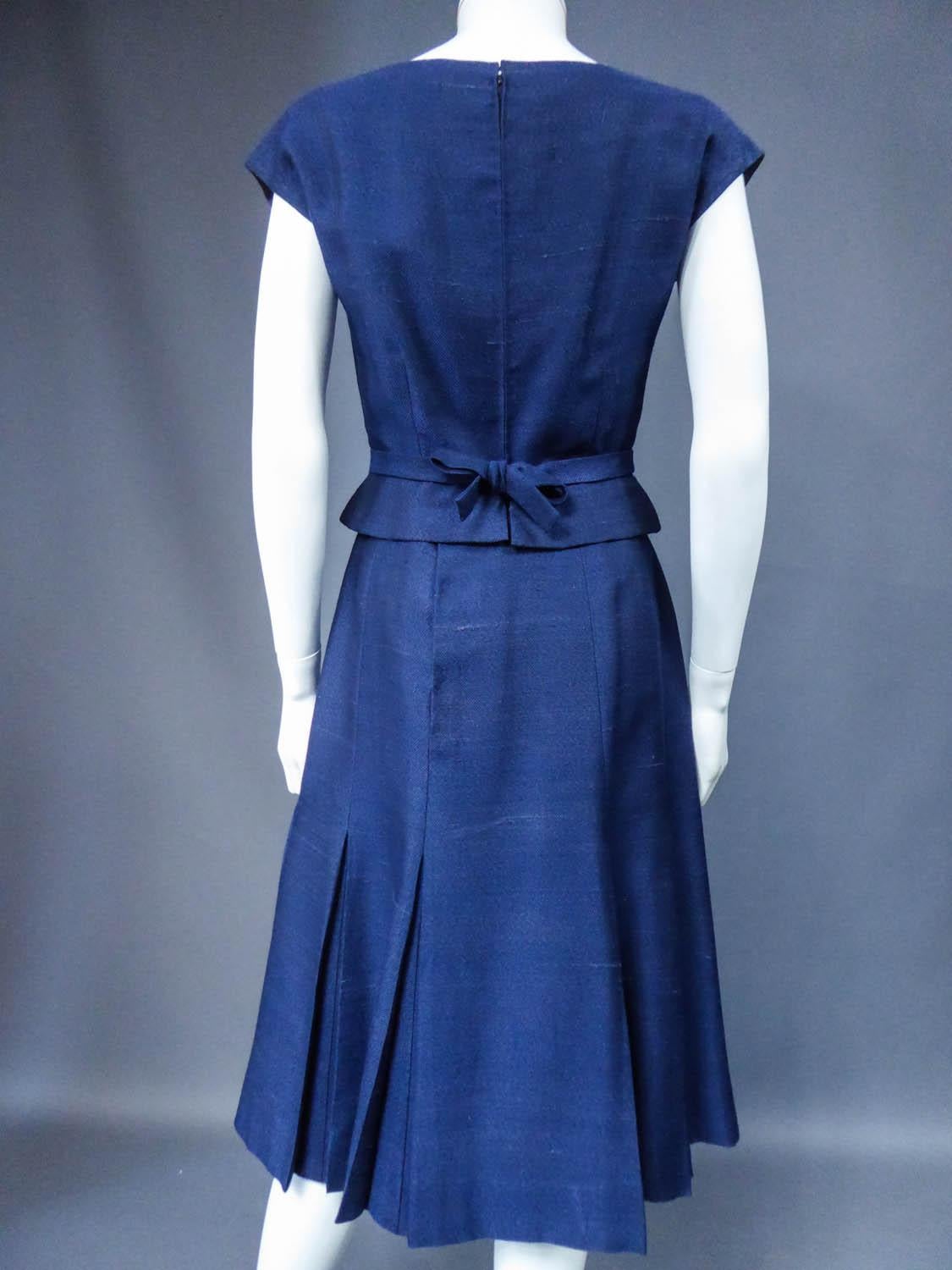 Jacques Heim Couture Dress and Jacket Set Circa 1956 8