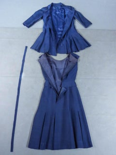Jacques Heim Couture Set aus Kleid und Jacke um 1956
