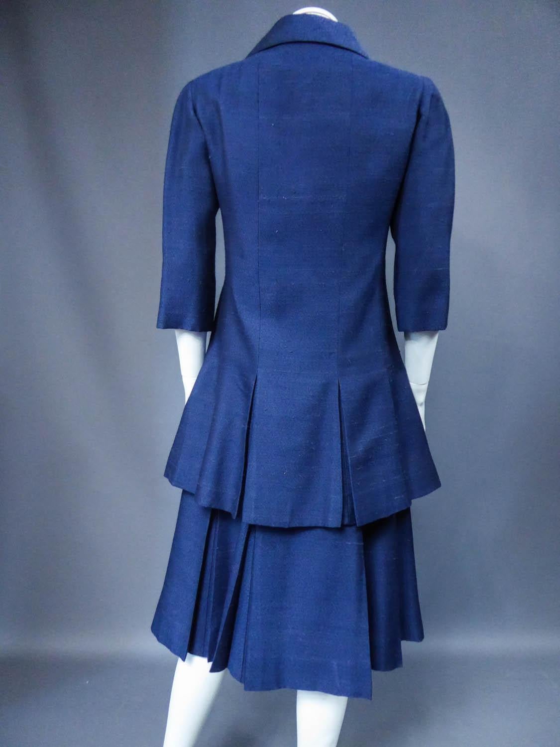 Jacques Heim Couture Dress and Jacket Set Circa 1956 2