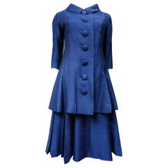 Jacques Heim Couture Dress and Jacket Set Circa 1956