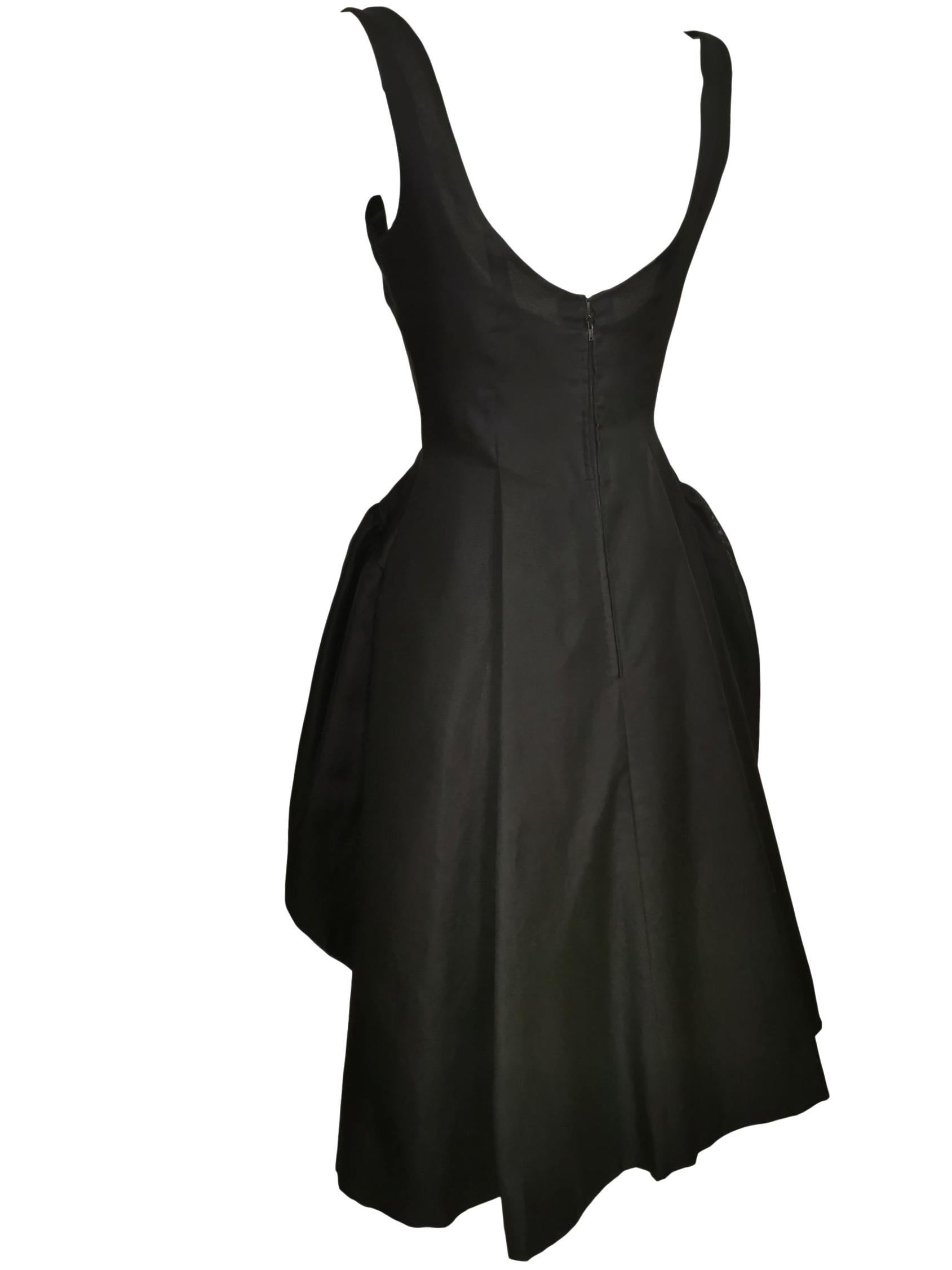 Jacques Heim Silk Gazar Dress Numbered Exclusive to Harrods For Sale 2