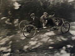 Antique Bicycle Built for Three