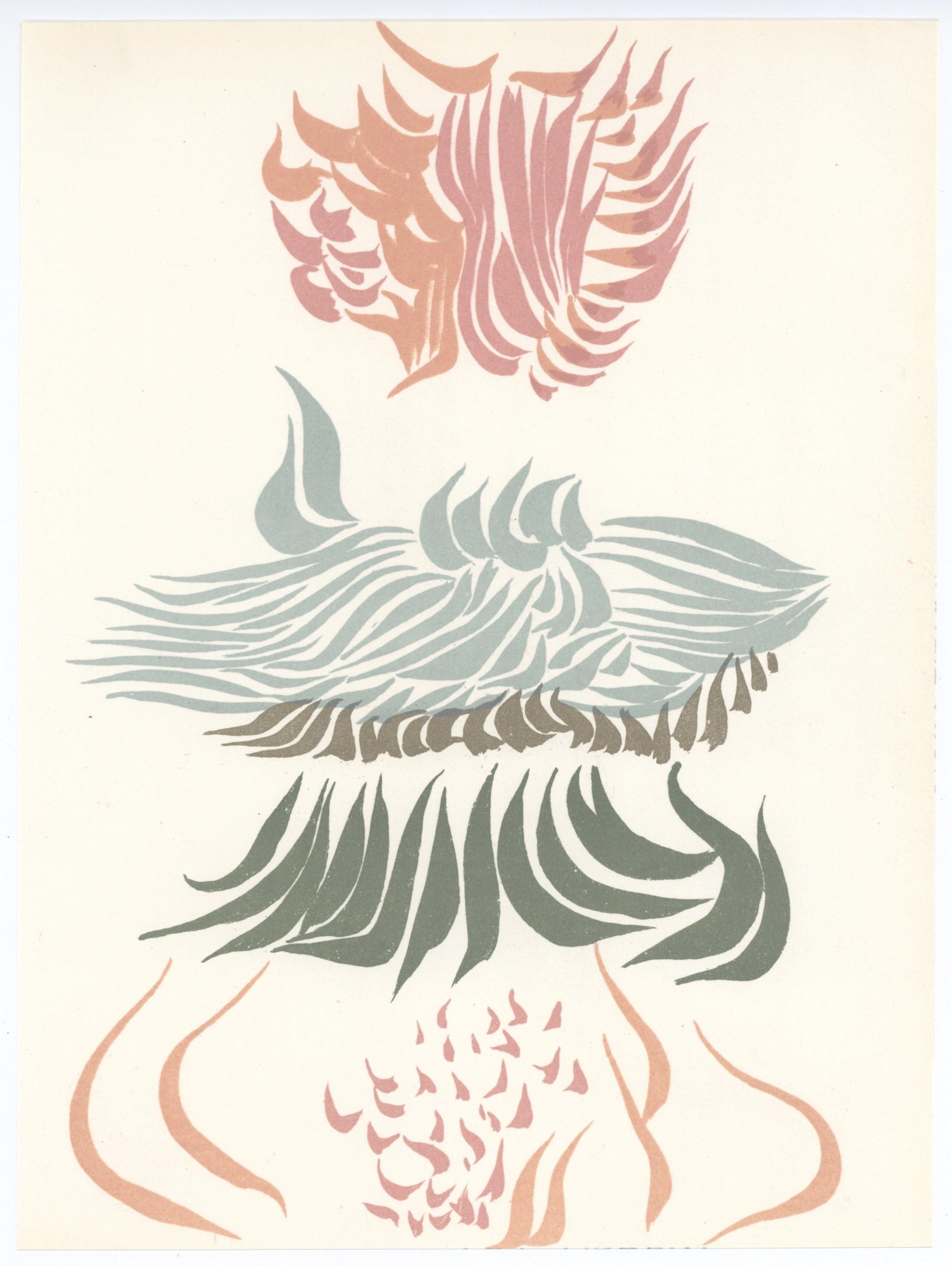 Lithograph on vélin paper. Unsigned and unnumbered, as issued. Good condition. Notes: From the volume, XXe Siècle, vol. n°43, 1974. Published and printed under the direction of Gualtieri di San Lazzaro, éditeur, Paris, by Société Internationale