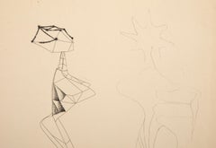 Geometric Figures, Modern Etching by Jacques Herold