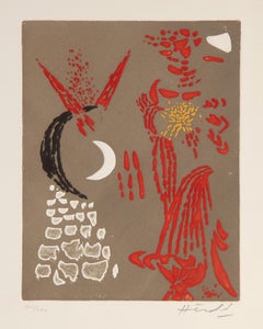 L'extreme Occidentale, Surrealist Etching by Jacques Herold