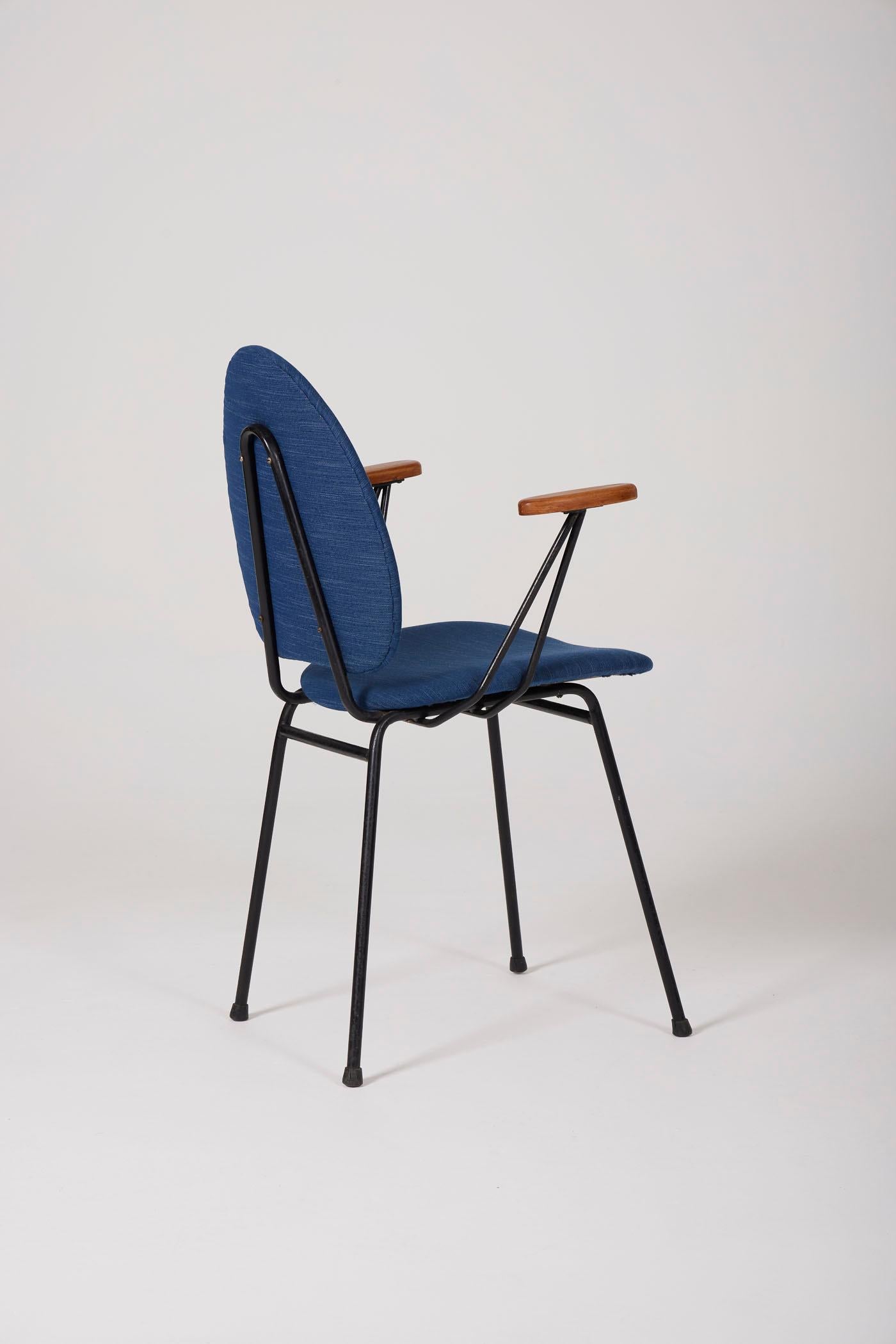 Jacques Hitier Armchair, 1950s For Sale 1