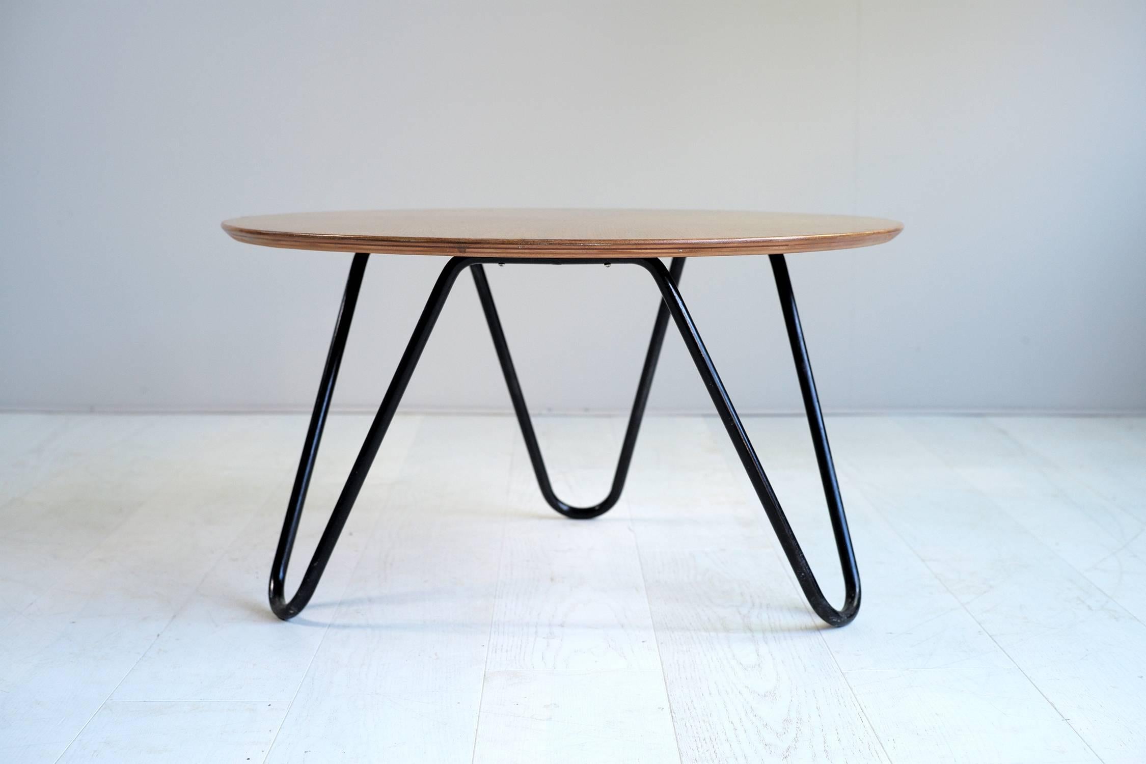 Jacques Hitier, Coffee Table n° 34, Tubauto Edition, France, 1950 In Excellent Condition In Catonvielle, FR