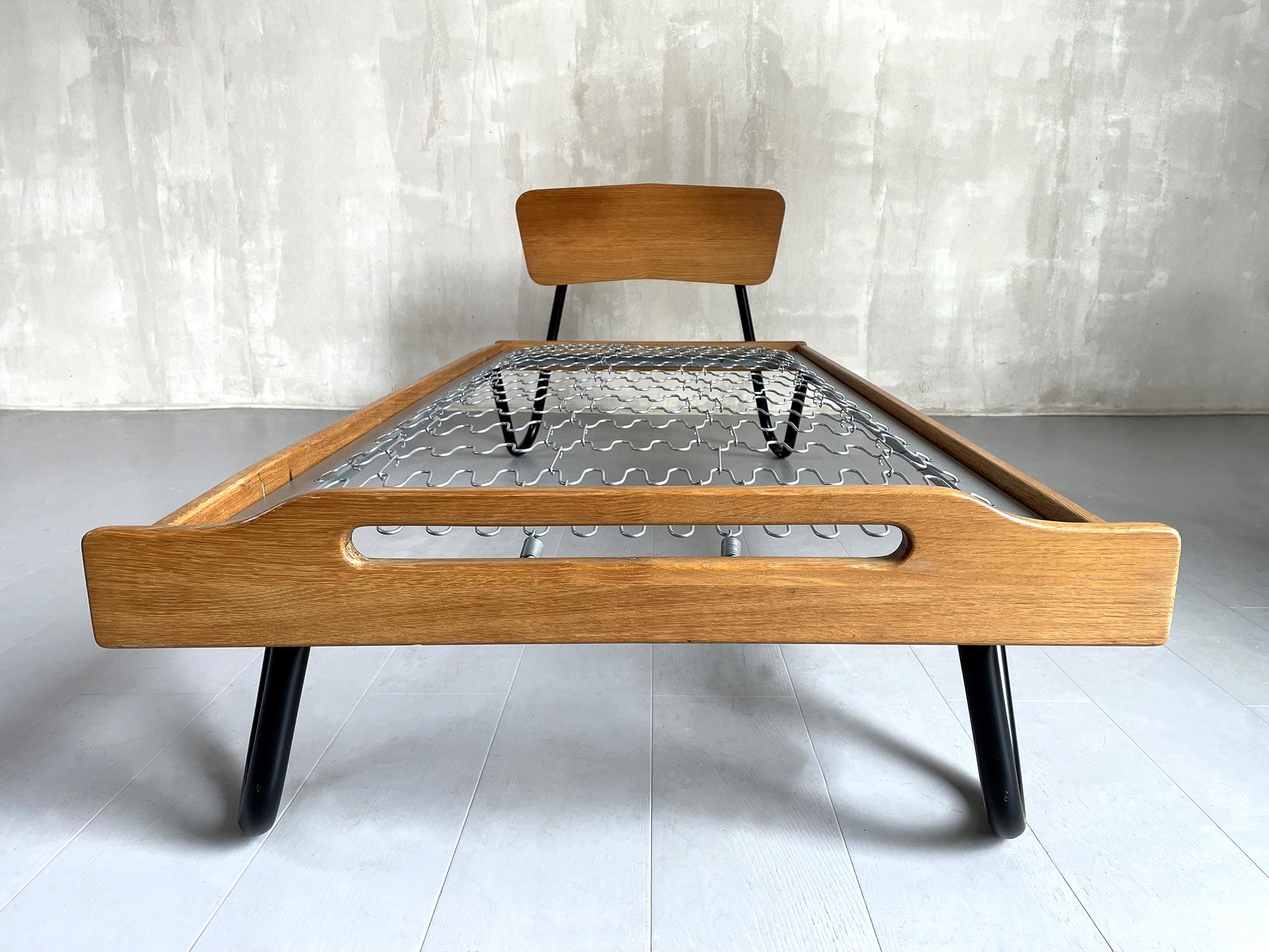 Metal Jacques Hitier, Daybed, France 1950 For Sale
