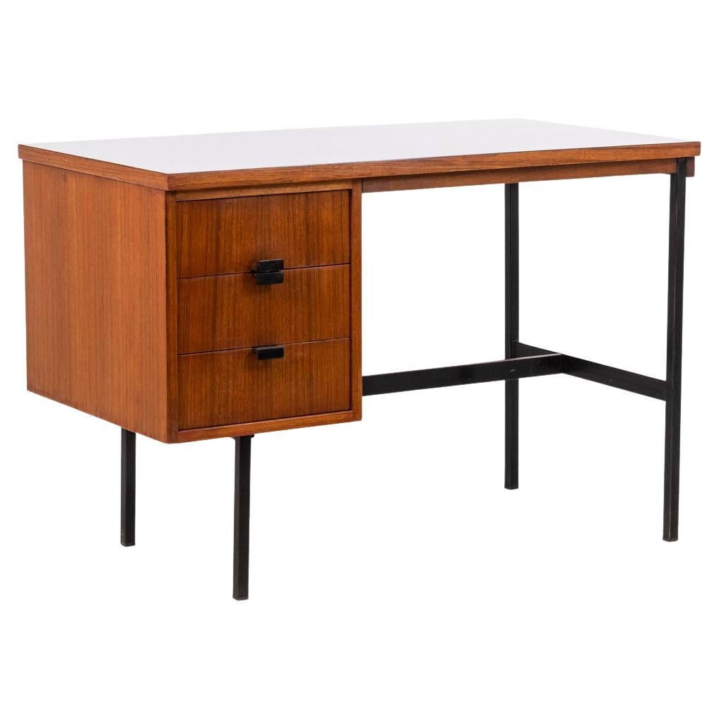 Jacques Hitier for Multiplex, Desk “Multitaple” in Mahogany, 1950s For Sale