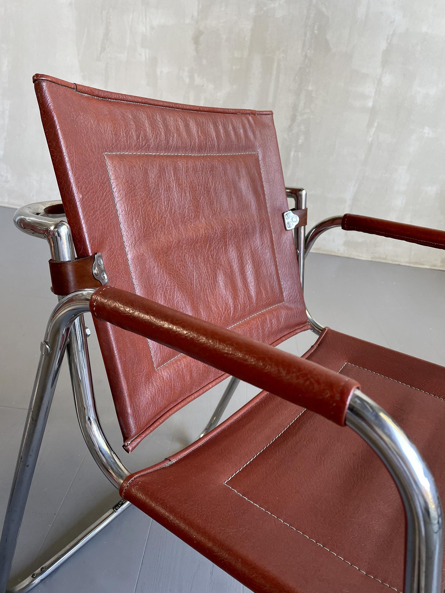 Jacques Hitier, Pair of Tubauto Armchairs, France, 1950 For Sale 6