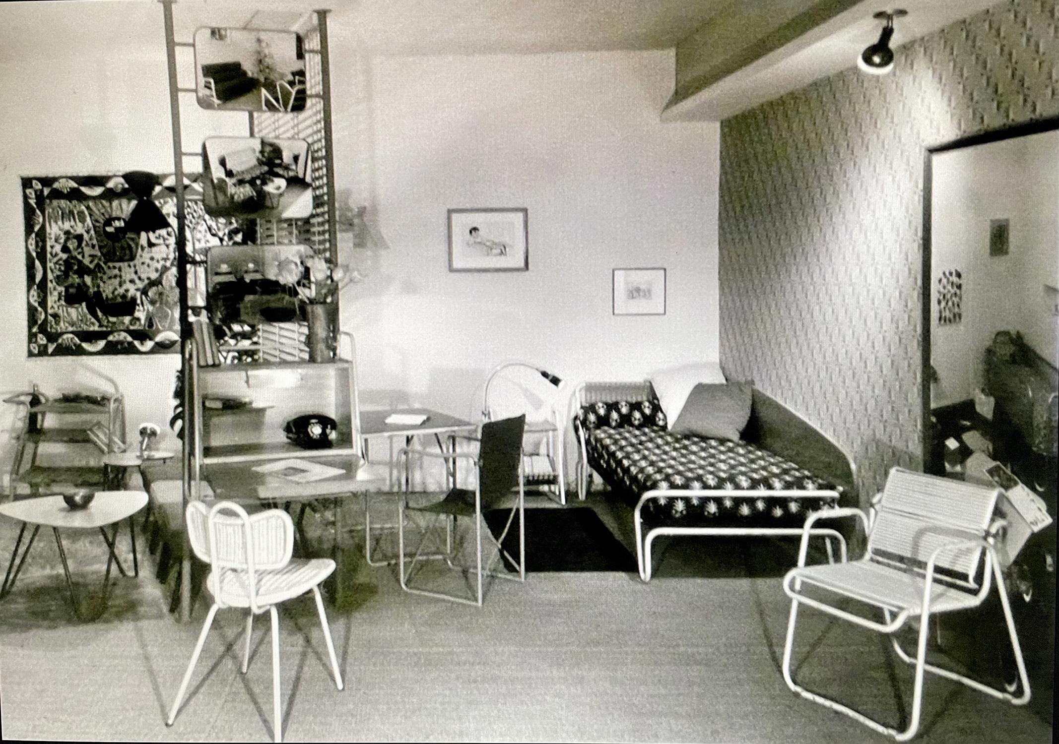 Jacques Hitier, Paire de fauteuils Tubauto, France, 1950 en vente 11