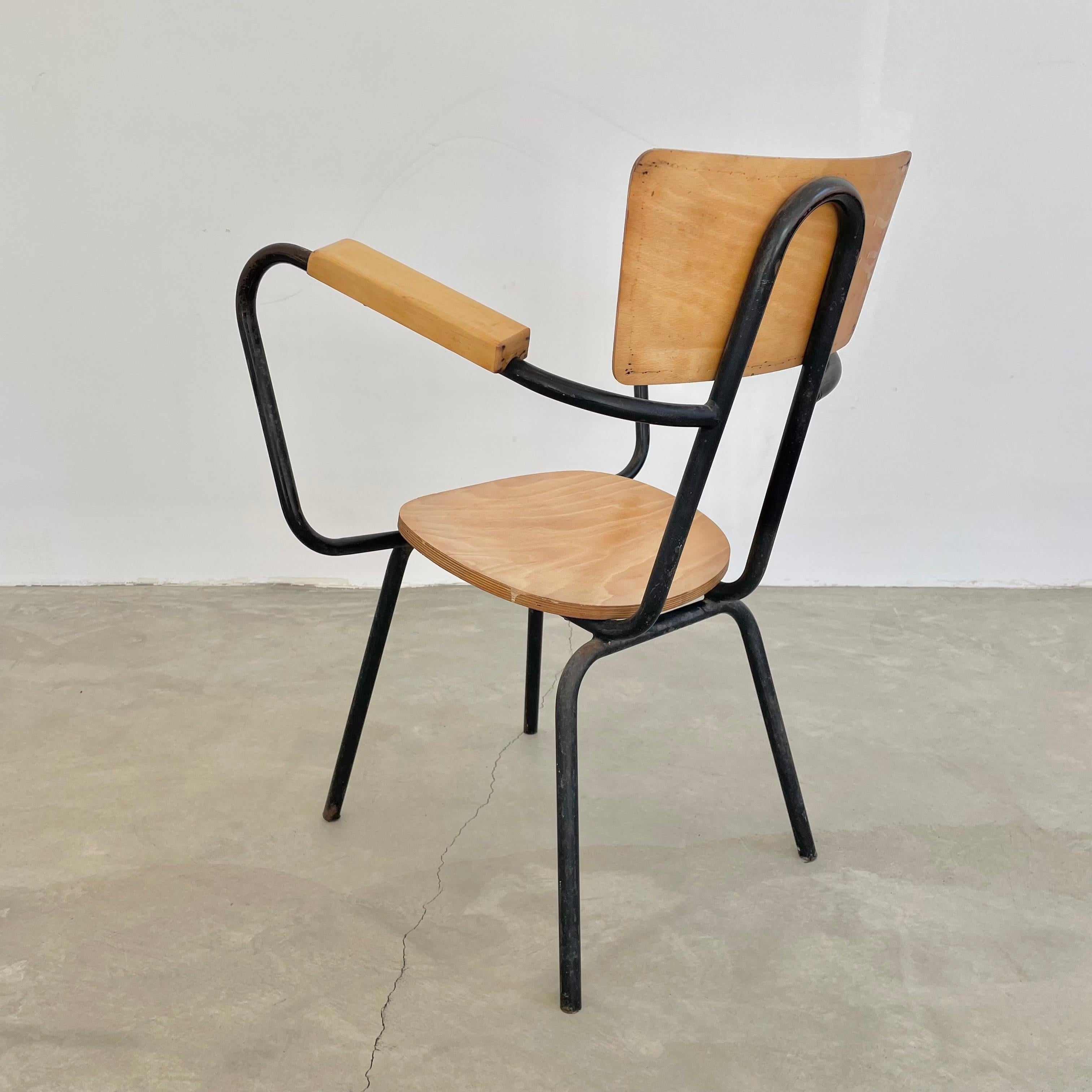 Jacques Hitier Sculptural Armchair, 1950s France In Good Condition For Sale In Los Angeles, CA