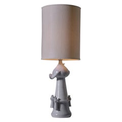 Lampe "Oiseau" en céramique XL de Jacques Ibarra, France, années 1960