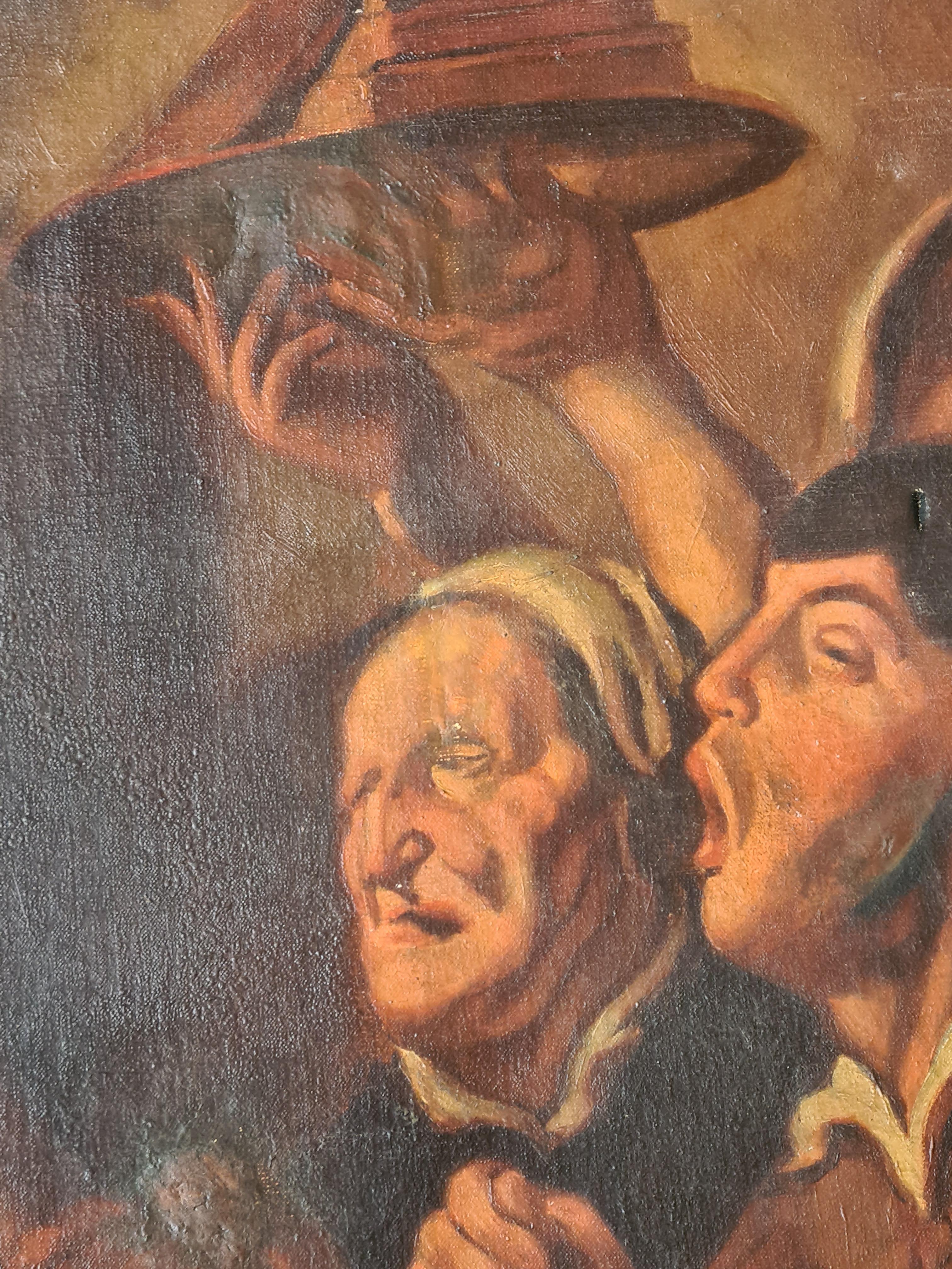 Il re beve, dopo il dipinto di Jacques Jordaens del 1640 in vendita 1