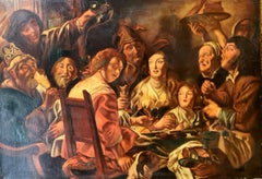 Le Roi Boit, The King Drinks, After the Painting by Jacob Jordaens from 1640