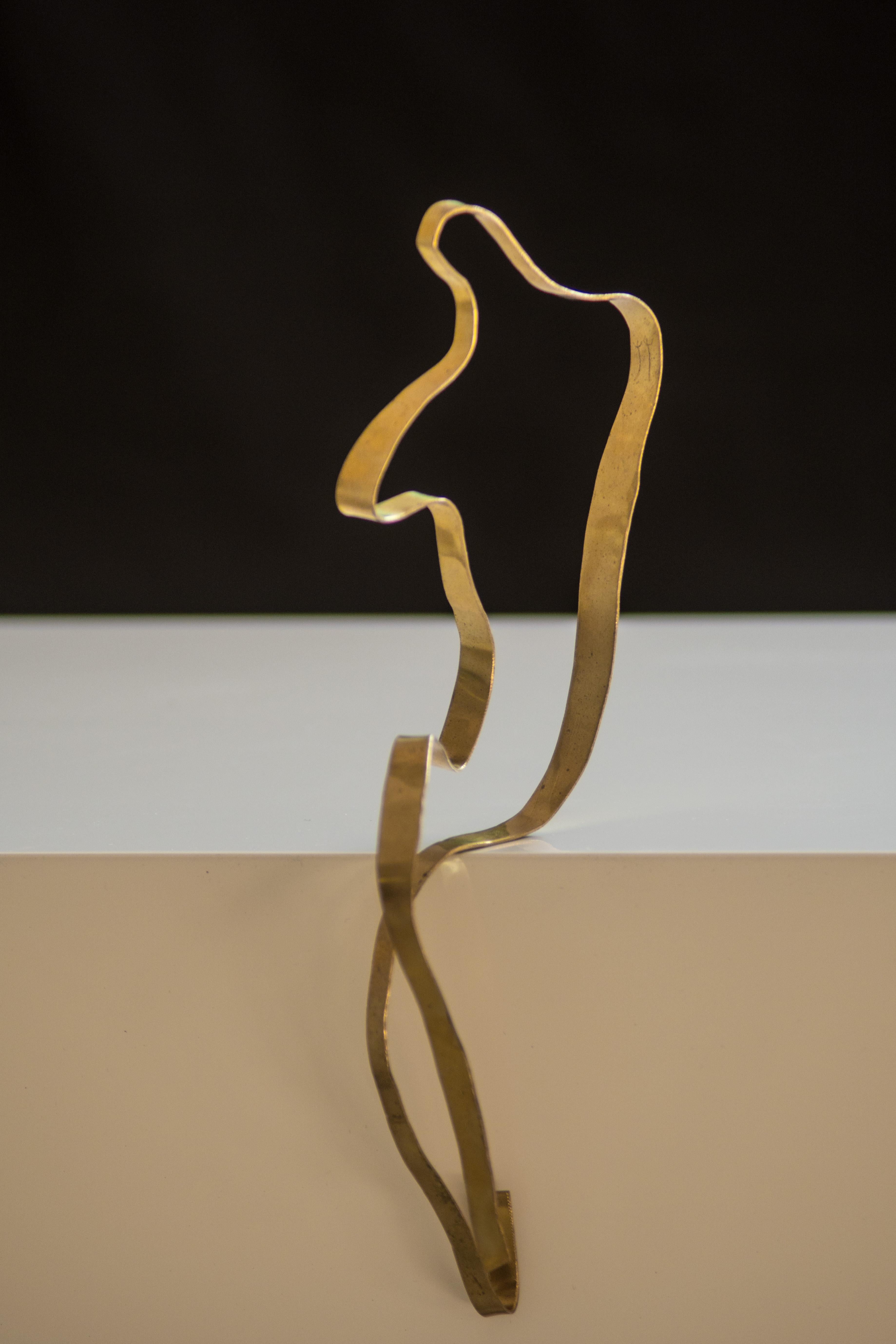 Sculpture in brass 