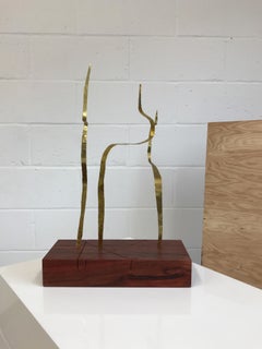 SCULPTURE in brass by Jacques Jarrige "Angel #10"