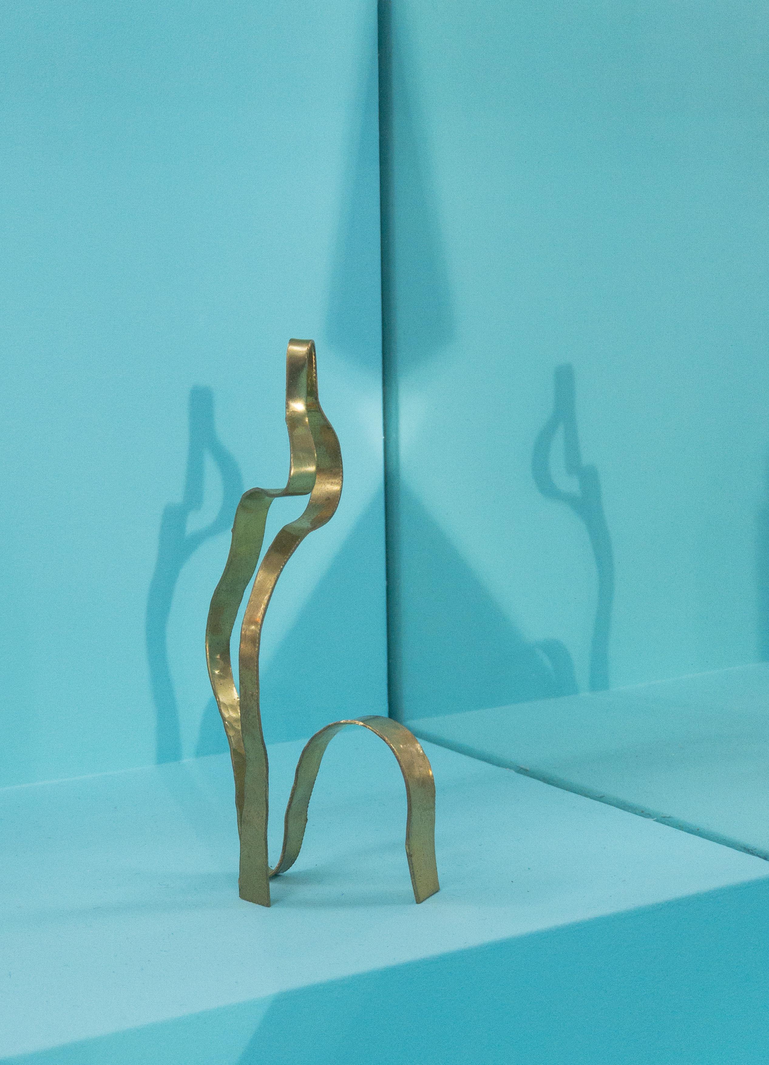 SCULPTURE in Brass by Jacques Jarrige 