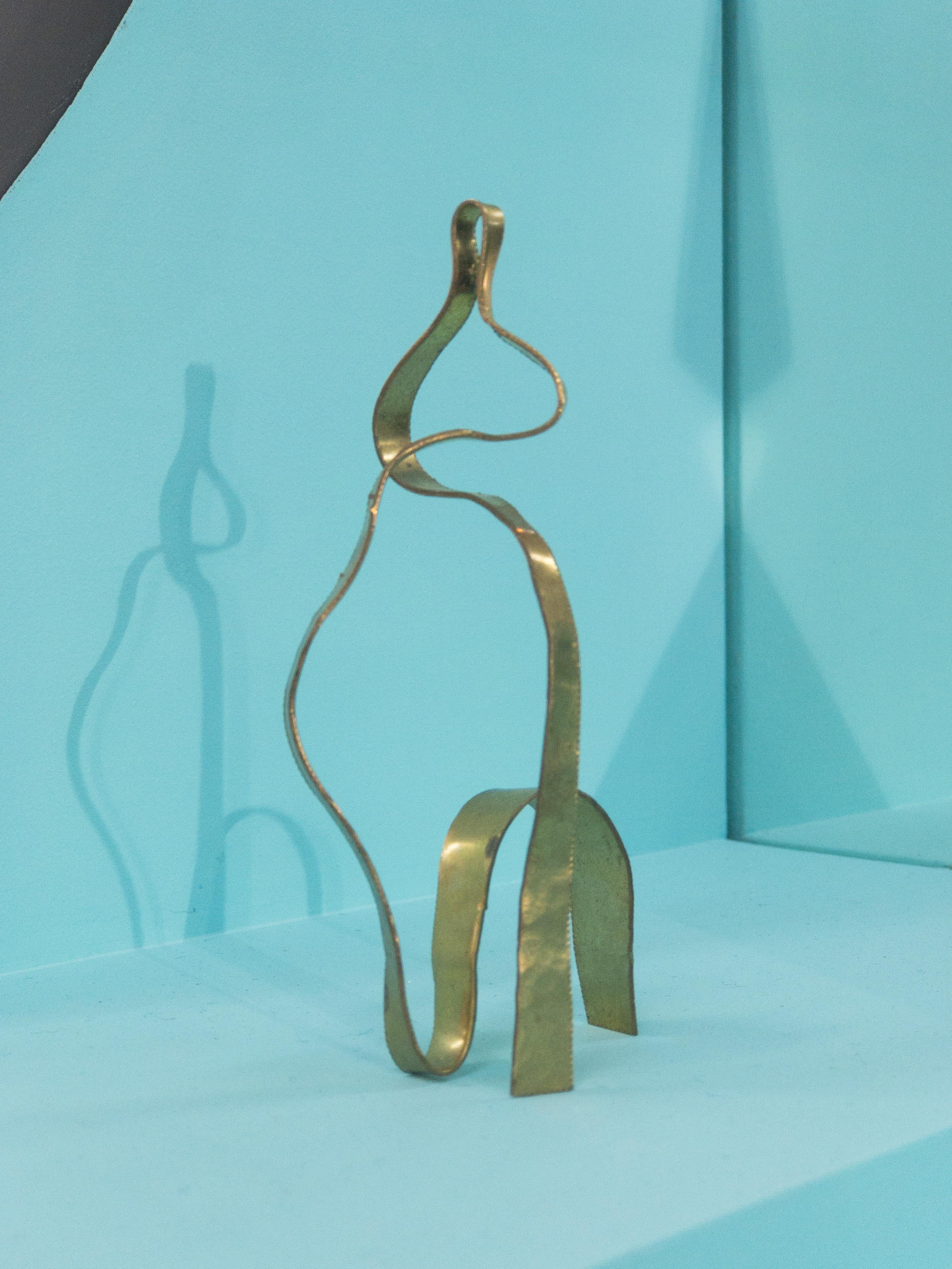 SCULPTURE in Brass by Jacques Jarrige 